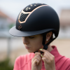 FAIR PLAY QUANTINUM CHIC ROSEGOLD Kask jeździecki SZEROKI DASZEK